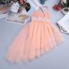 Yruioon Kids Girls Sparkly Sequin Camisole Ballet Dance Irregular Dress Gymnastics Tutu Skirted Leotards Orange 5-6 Years view 4