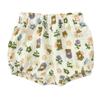 ZFTTZYMX Toddler Girls Boys 3 Pack Cotton Linen Shorts Elastic Waist Baby Kids Cute Floral Printed Short Bloomers Bottoms view 3