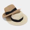 Women's Packable Beach Hat for Summer UV Protection Panama Sun Hat Rolled Up Beach Caps view 4