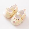 Infant Toddler Shoes Strawberry Prints Soft Soled Non Slip Socks Baby Floor Shoes Socks Spring And (Yellow, 6-12 Months) view 2