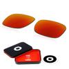 OWORK 1.8MM Polycarbonate Replacement Lenses for Oakley Crankcase OO9165 56mm Sunglass - Fire Red view 1