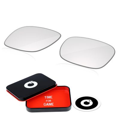 OWORK 1.8MM Polycarbonate Replacement Lenses for Oakley Drop Point OO9367 60mm Sunglass - Adapt Grey Photochromic