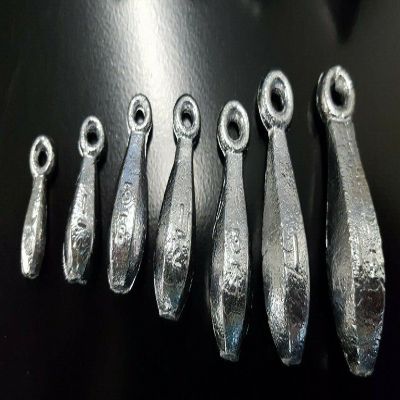 Bank Sinkers Lead Fishing Weight -Choose 3/8oz - 10pack