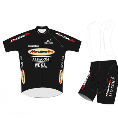 SGCIKER Marco Pantani Black Pro Team Retro Mercatone Uno Cycling Jersey Set Mens Summer Short Sleeve Breathable MTB Bike Clothing Bib Sets 9D Gel Pad(5XL)