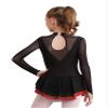 iiniim Girls Kids Shiny Long Sleeve Figure Ice Skating Dress Ballerina Leotards Lyrical Ballet Dance Dress Red 12 Years view 2