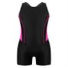 Yruioon Girls Athletic One Piece Swimsuit Splice Racerback Bathing Suit Swimming Surfing Costume Rose 8 Years view 1