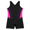 Yruioon Girls Athletic One Piece Swimsuit Splice Racerback Bathing Suit Swimming Surfing Costume Rose 8 Years view 4