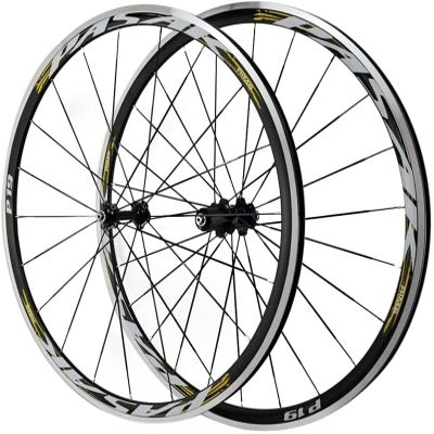 ZECHAO 700C Road Bike Wheelset Bike Front Rear Wheel Aluminum C/V Brake for 7/8/9/10/11/12 Speed Freewheel Quick Release Wheelset