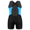 Yruioon Girls Athletic One Piece Swimsuit Splice Racerback Bathing Suit Swimming Surfing Costume Azure 16 Years view 2