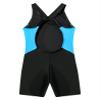 Yruioon Girls Athletic One Piece Swimsuit Splice Racerback Bathing Suit Swimming Surfing Costume Azure 16 Years view 4