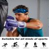 AWUMBUK Men's Sports Headbands, Absorbent Stretchy Sweatbands 5 Pack for Workout, Football, Running, Cycling, Fitness view 4