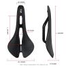 Bicycle Seat for Men Women Soft Bicycle Saddle with Shock Absorbing Ergonomic Breathable Waterproof Bicycle Saddle Fit for MTB Road Exercise Trekking Folding Cruiser Bikes,Red view 4