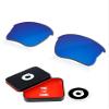 OWORK 1.8MM Polycarbonate Replacement Lenses for Oakley Flak Jacket XLJ 63mm Sunglass - Ice Blue view 1