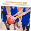 BESPORTBLE Portable Soccer Captain Armband Elastic Band for Team Sports Wear-Resistant Arm Band Bright Colors for Youth Adults Non- Design for view 4