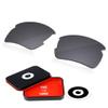 OWORK 1.8MM Polycarbonate Replacement Lenses for Oakley Flak 2.0 Asian Fit (AF) OO9271 61mm Sunglass - Metallic Silver view 1