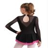 iiniim Girls Kids Shiny Long Sleeve Figure Ice Skating Dress Ballerina Leotards Lyrical Ballet Dance Dress Hot Pink 10 Years view 2