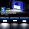 Kittmip 48 Pack LED Headlamp Flashlight Bright Waterproof Head Lamp Torch Cob Flood Head Light Bulk 800 lumens with 3 Modes 144 AAA Batteries for Adult Kids Running Camping Night Survival, 4 Colors view 2