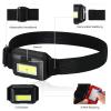 Kittmip 48 Pack LED Headlamp Flashlight Bright Waterproof Head Lamp Torch Cob Flood Head Light Bulk 800 lumens with 3 Modes 144 AAA Batteries for Adult Kids Running Camping Night Survival, 4 Colors view 3