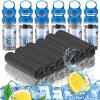 12 Pack 32 x 12 In Cooling Towels Bulk for Neck and Face Microfiber Ice Towel Sweat Towels Breathable Soft Chilly Towel Portable Cool Neck Rags for Yoga Sport Gym Workout Fitness (Gray, Dark Gray) view 1