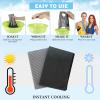 12 Pack 32 x 12 In Cooling Towels Bulk for Neck and Face Microfiber Ice Towel Sweat Towels Breathable Soft Chilly Towel Portable Cool Neck Rags for Yoga Sport Gym Workout Fitness (Gray, Dark Gray) view 3