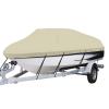 ANZAGA 600D 100% Waterproof Trailerable Boat Cover Fits Bass Boat, V-Hull, Runabout, Heavy Duty Marine Grade Boat Cover,23'to24'102" view 1