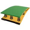 GRRICEPL Gymnastics Springboard, Wood Curved Heavy Duty Elastic Board for Adults Competition/Athletics Jumping Boards Flips/High Jump Assist Equipment (Color : Green, Size : 60x120x26cm-C) view 1