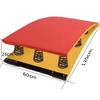 GRRICEPL Gymnastics Springboard, Wood Curved Heavy Duty Elastic Board for Adults Competition/Athletics Jumping Boards Flips/High Jump Assist Equipment (Color : Green, Size : 60x120x26cm-C) view 4