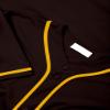 DIGITMON Men's Baseball Jersey Button Down Premium Hip Hop T Shirts Sports Uniform BROWNYELLOW, 2X-Large view 4