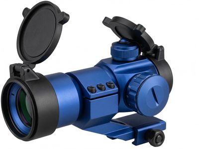 Tactical Scope Reflex Stinger 4 MOA Red - Green Dot Sight with Picatinny Mount (Blue Color)