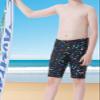 KGKE Boys-Swim-Jammers Youth-Athletic Swimming-Shorts Quick-Dry - with Drawstring Kids Soft Swimsuits UPF 50+(Color Splash,S) view 4