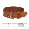 Weight Lifting Belt, 1 Layer Leather Double Prong Weightlifting Belt for Men, Adjustable Gym Belt for Men Weight Lifting, for Workout Squats Gym Powerlifting (M) view 4