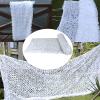 XIGOUZIQU White Reinforced Camouflage Net, Camouflage Pattern Nets for Theme Decoration Garden Pergola Shade Net, Camo Netting Hunting, Camping (Size : 10x15m/32.8x49.2ft) view 1