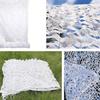 XIGOUZIQU White Camouflage Netting Camo Netting,2x3m,3x10m,4x12m,6x8m,9x20m for Camping,Shade Hunting Decoration Photography Background Car Covers (Size : 1.5x2m/4.9x6.6ft) view 4
