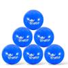 Bratla Wind Cricket Balls - Soft Training Practice Cricket Air Balls for Coaching Indoor & Outdoor - Blue Orange Neon/Yellow Pack of 6 (Blue)
