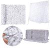 XIGOUZIQU Camouflage Netting - Camouflage Net - Camo Netting, 2mx3m - 2mx4m - 4mx6m - White - for Hunting, Forest Landscape, Wedding Decoration, Camping (Size : 1.5x8m/4.9x26ft) view 1
