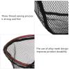 Pilipane Floating Fishing Net, Aluminium Alloy Handheld Fish Landing Net, Portable Small Hand Brailer Rubber Coated Landing Net for Kayak, Steelhead, Salmon, Boat Fishing, Easy Catch & Release(red) view 3