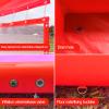 Large Inflatable Volleyball Court Red Beach Volleyball Net with Air Pump, 33FT Commercial Volleyball Pool for Adults and Kids Outdoor Sport Game Backyard view 3