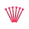 500 Personalized Pink Golf Tees - 2 3/4" Upload Your Own Text at Checkout for a Distinct Tee-Off Experience view 1