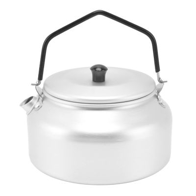 Asixxsix Camping Kettle, Aluminum Alloy Lightweight Camping Tea Kettle Portable Outdoor Hiking Kettle Easy to Camp Tea Coffee Pot for Camping Hiking Outdoor Barbecue