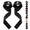 Fitgriff Lifting Wrist Straps for Weightlifting, Gym, Deadlift, Workout (Made of Premium Cotton & Padded) - Men & Women (XS, Black-Original) view 1