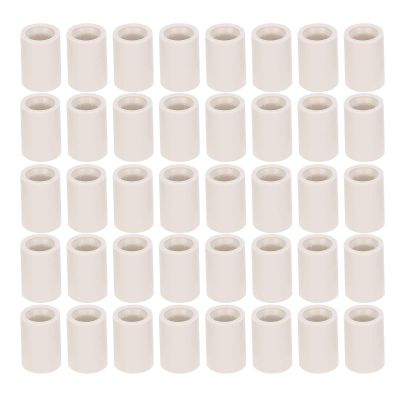 Fydun 40Pcs Fiber Billiards Stick Pool Cue Ferrules Tubes Replacement Parts Repair Accessories Leisure Sports Cue Ferrule Pool Replacement Kit Stick Ferrules (13MM 0.8 inches)