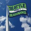 Rico Industries NFL Football Seattle Seahawks Bold 3' x 5' Banner Flag Single Sided - Indoor or Outdoor - Home Dcor view 3