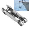 Double Anchor Swivel Connector, Double Anchor Swivel Connector 316 Stainless Steel Heavy Duty Multi Directional Mooring Connector 3200 Lbs Capacity for 68mm Chains view 2