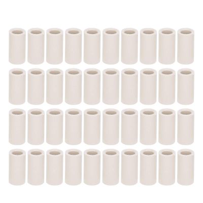 Fydun 40Pcs Fiber Billiards Stick Pool Cue Ferrules Tubes Replacement Parts Repair Accessories Leisure Sports Game Room Cue Ferrule Pool Replacement Kit Stick Ferrules (13MM 1 inch)