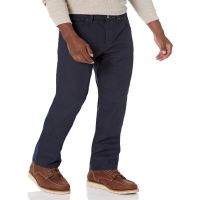Dickies Regular Fit Duck Pants, Stonewashed Dark Navy, 38 30