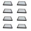 8 Pack 20 x 14 x 1.25 of Riker Display Cases for Collectibles Arrowheads & Trade Shows