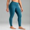Colorfulkoala Women's High Waisted Tummy Control Workout Leggings Full Length Ultra Soft Yoga Pants 28" (XL, Dark Teal) view 3