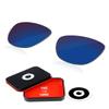 OWORK 1.8MM Polycarbonate Replacement Lenses for Oakley Frogskins OO9013 55mm Sunglass - Royal Blue