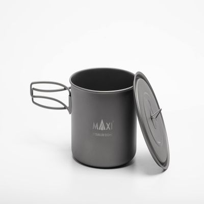 Lightweight and Durable 900ml Titanium Pot - Perfect for Outdoor Cooking