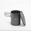 Lightweight and Durable 900ml Titanium Pot - Perfect for Outdoor Cooking view 1